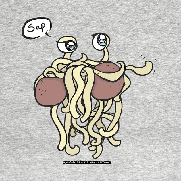 Chill Flying Spaghetti Monster by chibikodama